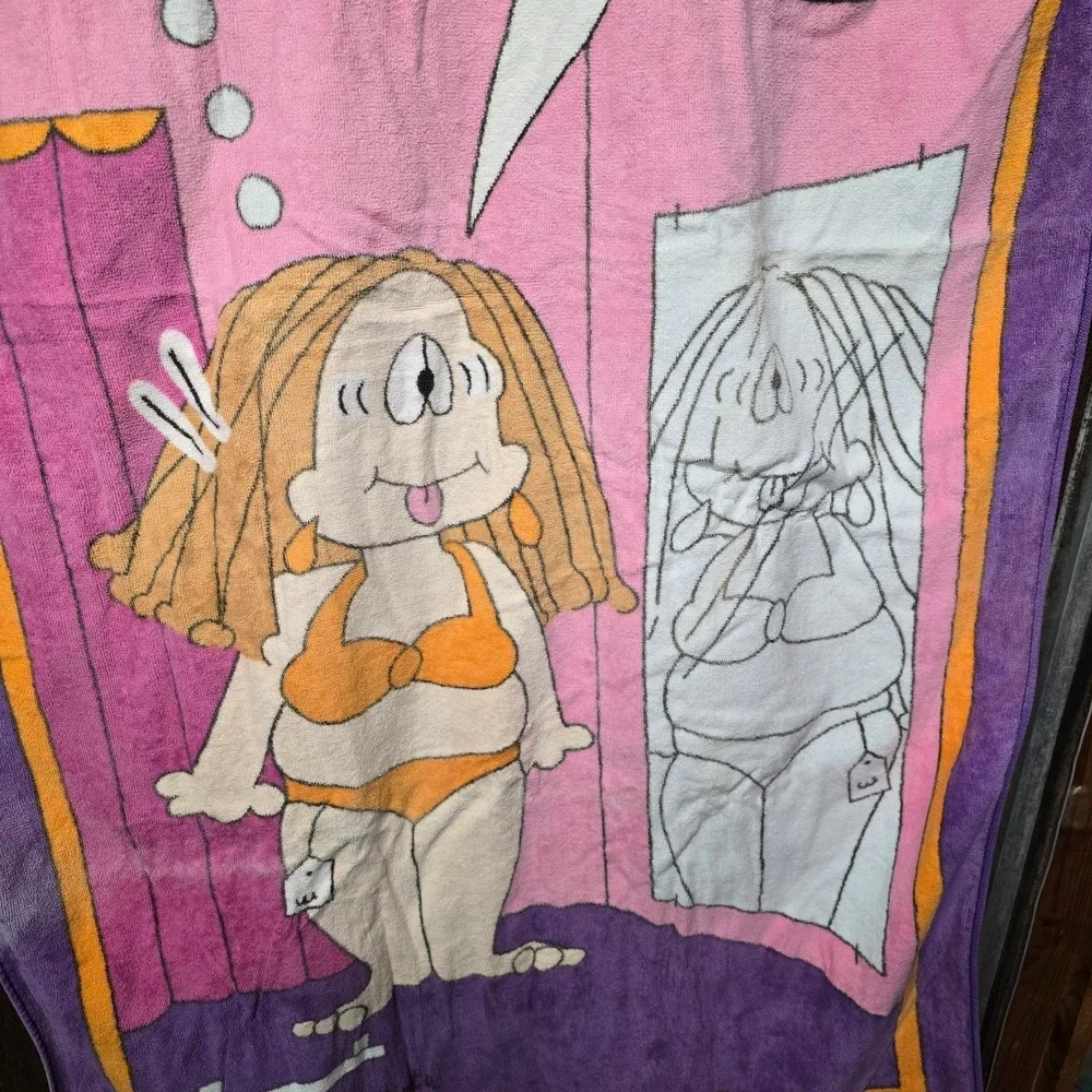 1990 Universal Press Syndicate Towel I'M Stunning! Mirror Used Cathy Guisewite